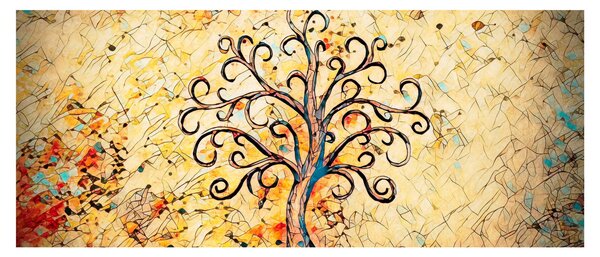 Tablou - Copacul vieții mozaic (120x50 cm)