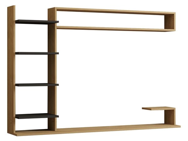 Mobilier living Pikovo (stejar zafir + antracit) . 1095553