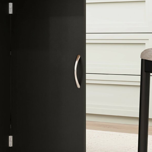 HOMCOM Masă Pliabilă pentru 4-6 Persoane, cu 2 Roți, Masă Rabatabilă cu 2 Rafturi pentru Depozitare, 140x75x74 cm, Negru | Aosom Romania
