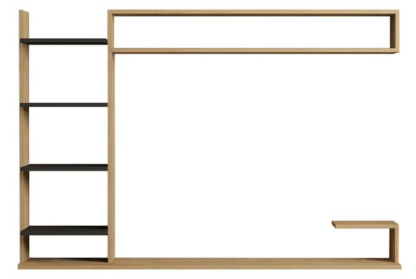 Mobilier living Pikovo (stejar zafir + antracit) . 1095553