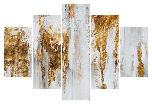 Tablou - Abstract auriu (150x105 cm)