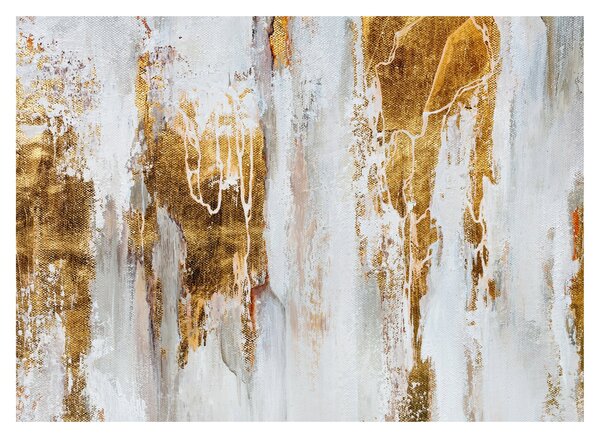 Tablou - Abstract auriu (70x50 cm)