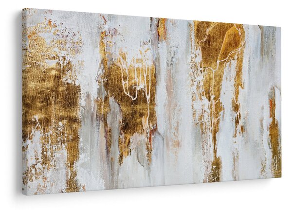 Tablou - Abstract auriu (90x60 cm)