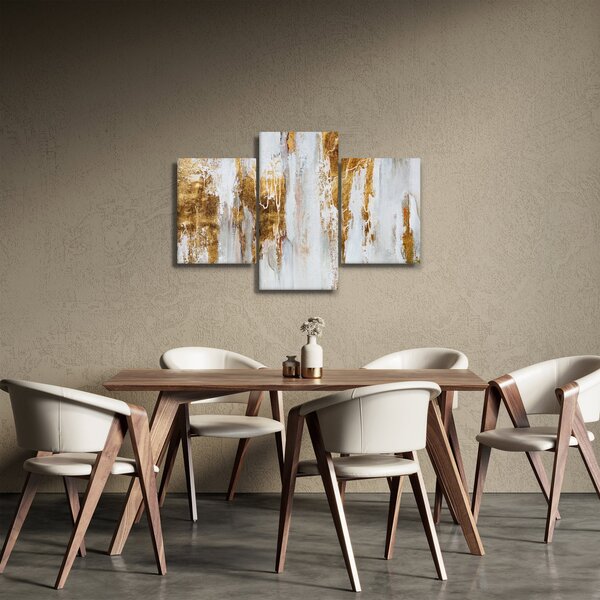 Tablou - Abstract auriu (90x60 cm)