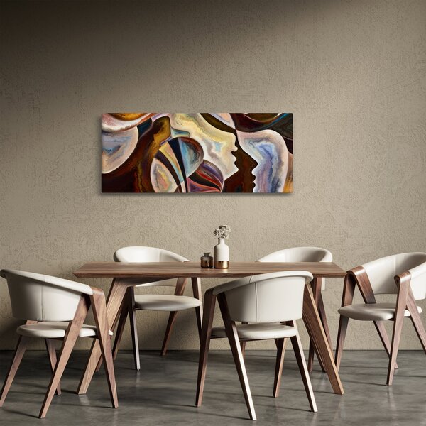 Tablou - Abstractizarea capetelor (120x50 cm)