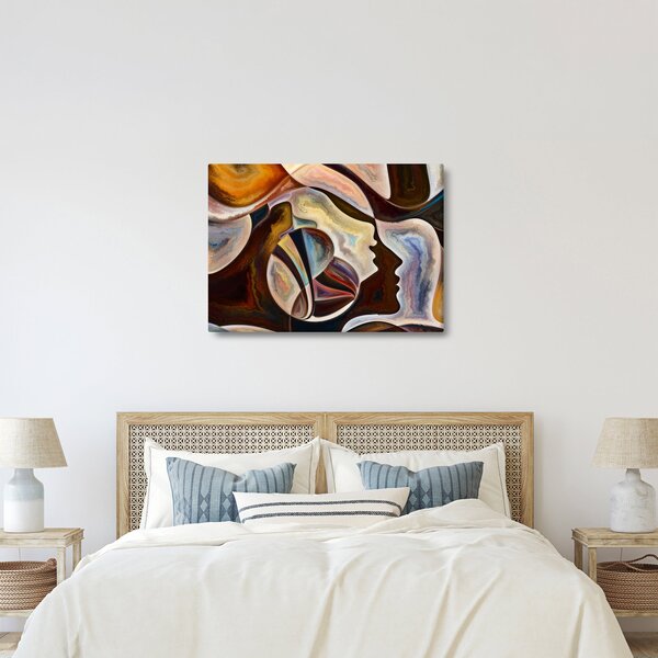 Tablou - Abstractizarea capetelor (70x50 cm)