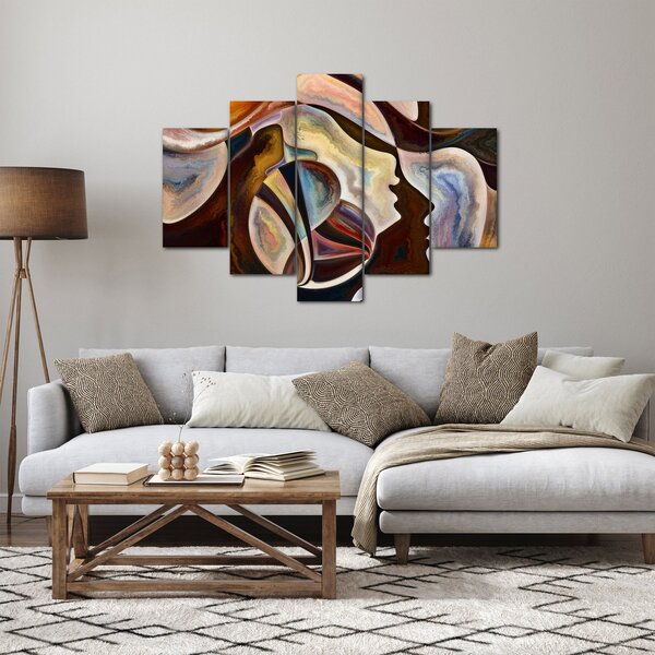 Tablou - Abstractizarea capetelor (150x105 cm)