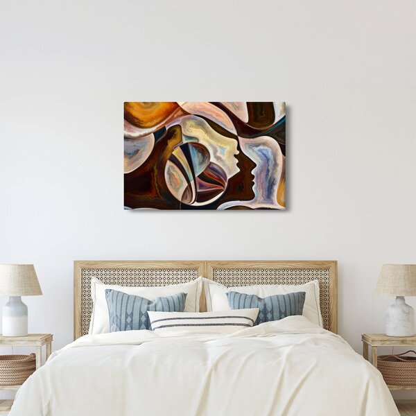 Tablou - Abstractizarea capetelor (90x60 cm)