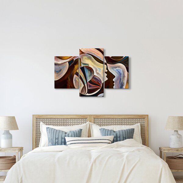 Tablou - Abstractizarea capetelor (90x60 cm)