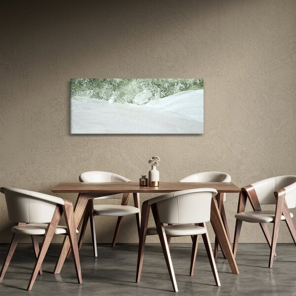 Tablou abstract din pensule (120x50 cm)