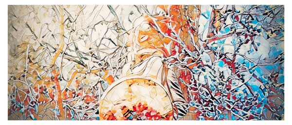Tablou - Abstract mozaic (120x50 cm)