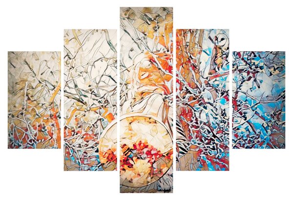 Tablou - Abstract mozaic (150x105 cm)