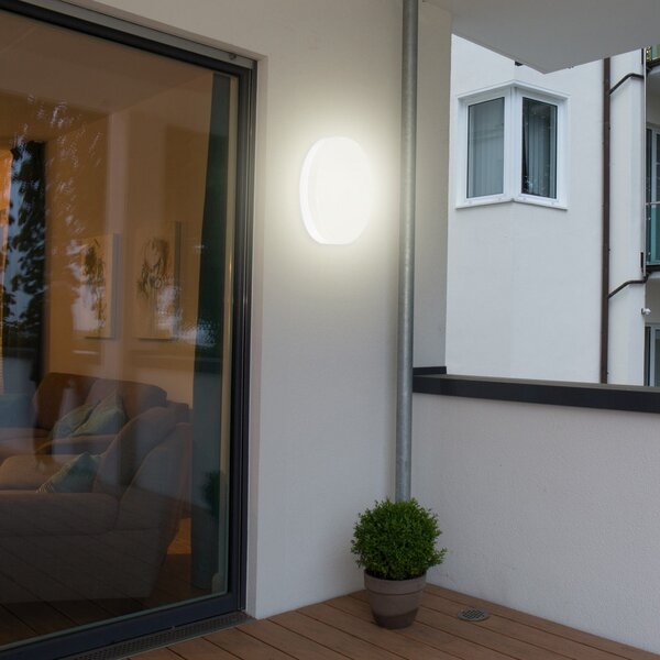Müller-Licht Plafonieră LED Naxo Sensor Gen. 2, alb, plastic, Alb, Hol, Plastic