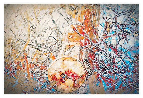 Tablou - Abstract mozaic (90x60 cm)
