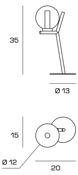 Miloox by Sforzin Lampă de masă Camely, 1 bec, aur periat/limpede, sticlă, reglabil, Auriu / Alamă, Camera de zi / sufragerie, Sticlă, Design