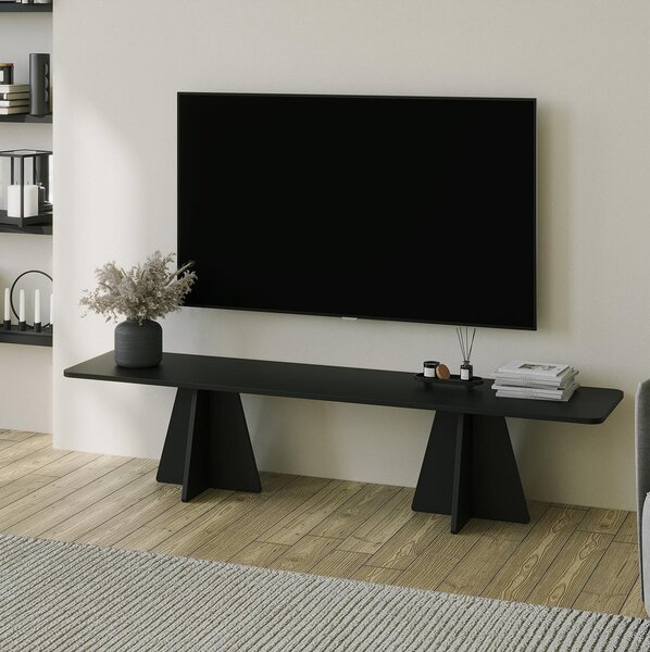 Set mobilier living Kabivo (negru) . 1095632