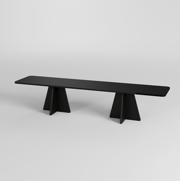 Set mobilier living Kabivo (negru) . 1095632