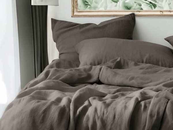 Lenjerie de pat din muselin PURELY gri Dimensiunile lenjeriei: 80 x 80 cm | 155 x 220 cm