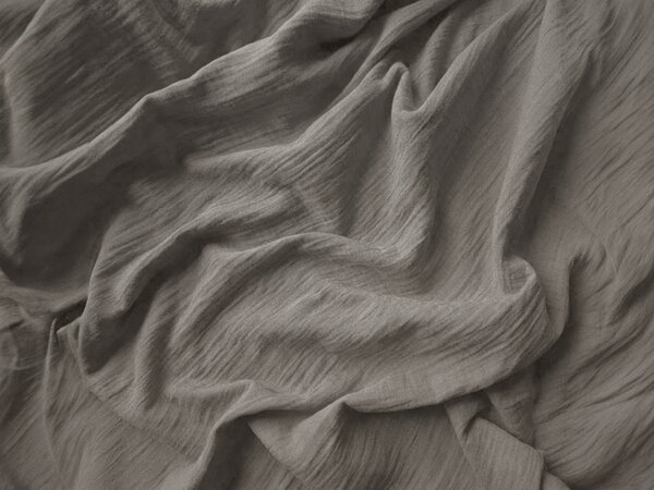 Lenjerie de pat din muselin PURELY gri Dimensiunile lenjeriei: 80 x 80 cm | 155 x 220 cm