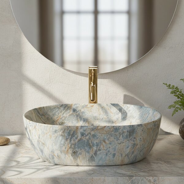 Lavoar pentru blat Rea Amelia Ruststone 48