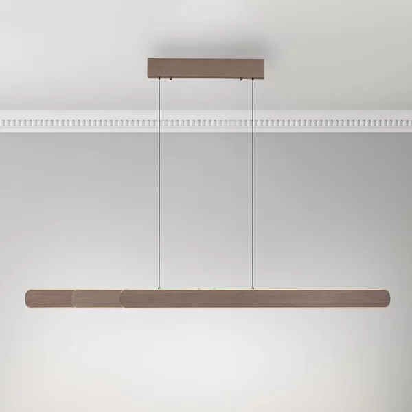Paul Neuhaus Lampă suspendată cu LED Adriana, maro, lungime 160 cm, reglabil, Maro / Rugină, Camera de zi / sufragerie, Aluminiu, Modern