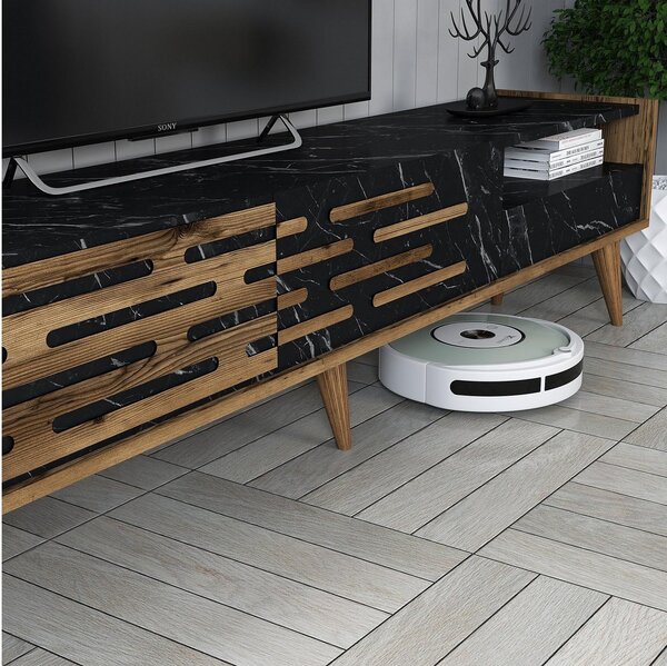 Mobilier living Tonase (nuc + negru + marmură). 1095655