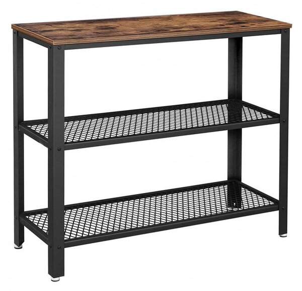 Masuta de Cafea Model Salem, 101.5x35x80 cm, Maro Rustic