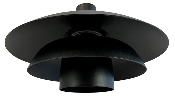 Dyberg Larsen Lampa de exterior Morph, Ø 30 cm, negru, metal, reglabil, Metal, Design