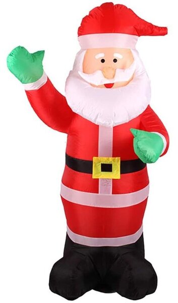 Figurina Mos Craciun gonflabil 180 cm, iluminat LED, pentru interior si exterior, ProCart