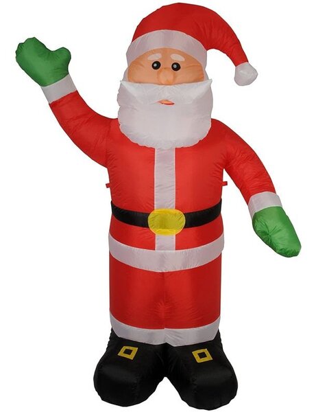 Figurina Mos Craciun gonflabil 180 cm, iluminat LED, pentru interior si exterior, ProCart
