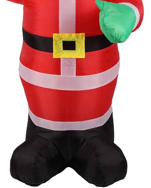 Figurina Mos Craciun gonflabil 180 cm, iluminat LED, pentru interior si exterior, ProCart