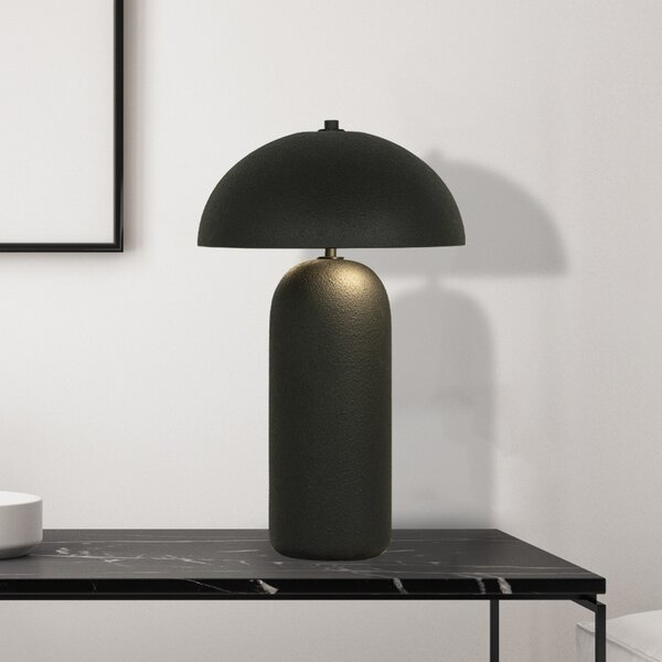 Zambelis Lampă de masă 23006, negru, ceramică, înălțime 48 cm, E27, Negru, Camera de zi / sufragerie, Ceramică
