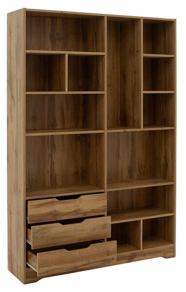 Biblioteca Lucinda sonoma 120x29.8x180.5cm