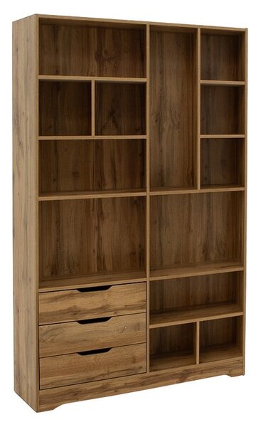 Biblioteca Lucinda sonoma 120x29.8x180.5cm