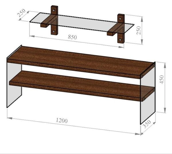 Mobilier living Vamebo 3 (Nuc + fumuriu) . 1095718