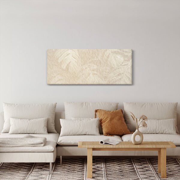 Tablou - Frunze în textură (120x50 cm)