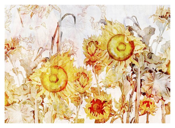 Tablou - Floarea-soarelui,pictură (70x50 cm)