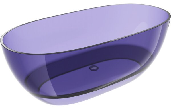 Mexen Pure, cadă de baie independentă 170 x 80 cm, violet, 58071708010