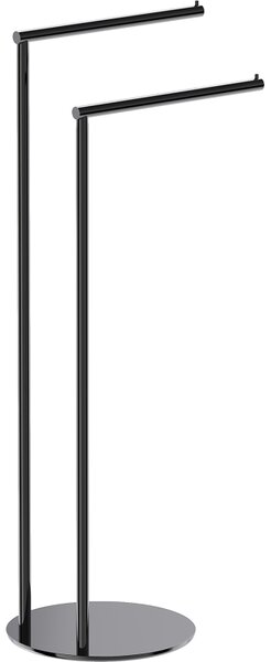 Suport prosoape Mexen Loop, vertical, crom negru, 70A71096-73