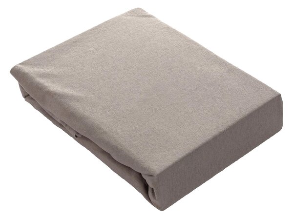Cearșaf Jerry jersey cu bandă elastică 90x200cm grey