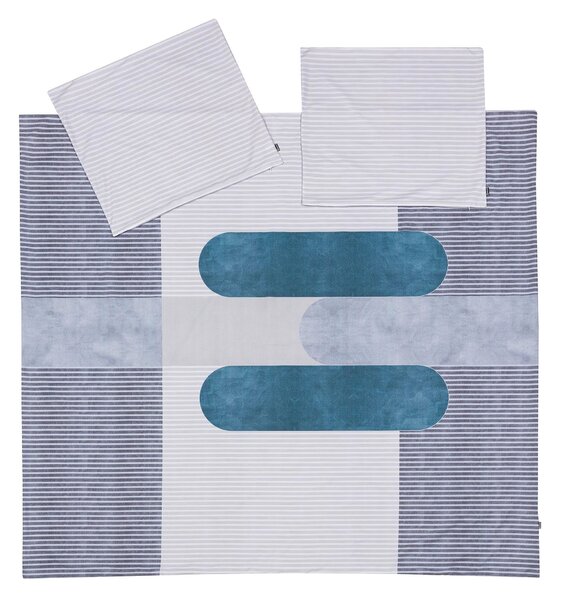 Set de lenjerie de pat din bumbac Enigmatic 160x200cm