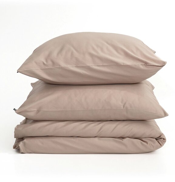 Lenjerie de pat din satin de bumbac Rose beige 160x200 cm