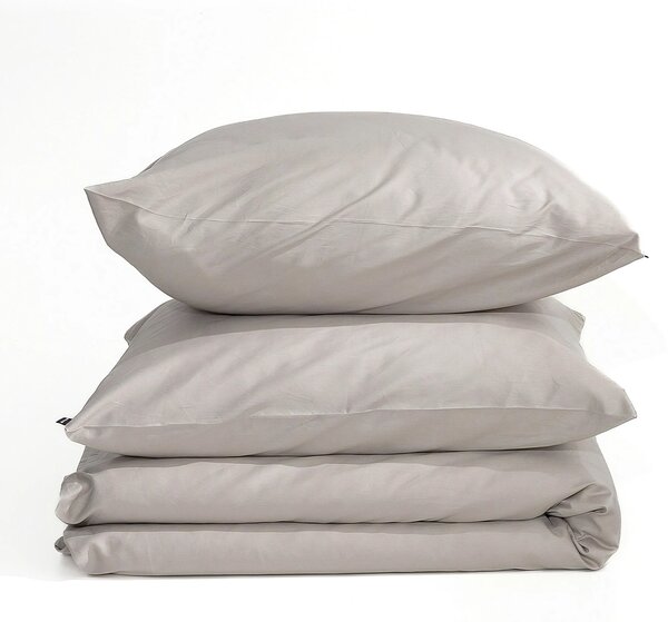 Lenjerie de pat din satin de bumbac Beige 160x200 cm