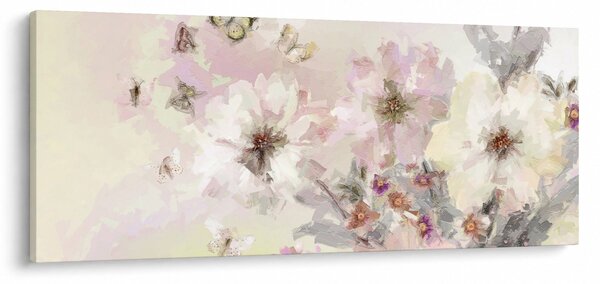 Tablou - Flori,pictură (120x50 cm)
