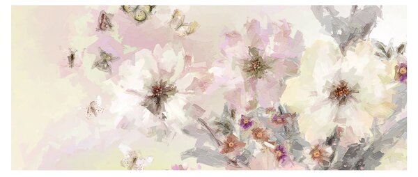Tablou - Flori,pictură (120x50 cm)