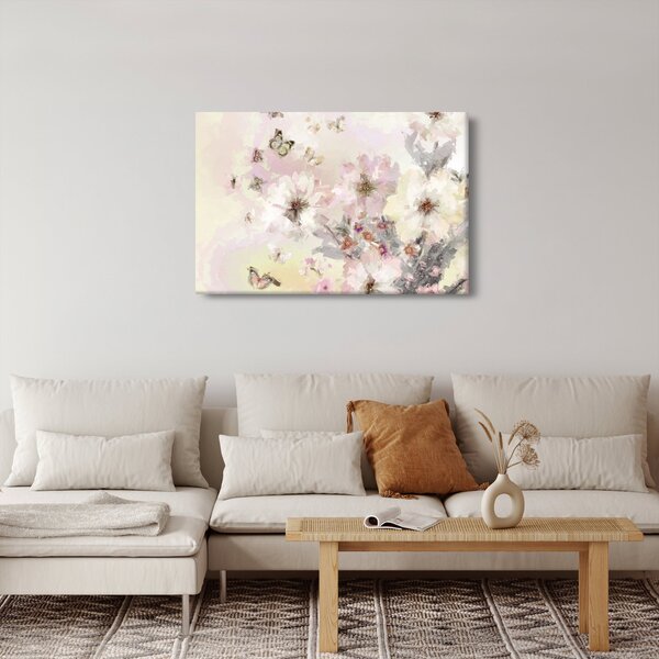 Tablou - Flori,pictură (90x60 cm)
