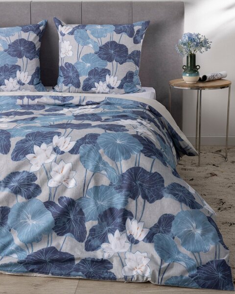 Set de lenjerie de pat din bumbac Lotus Serenity 160x200 cm