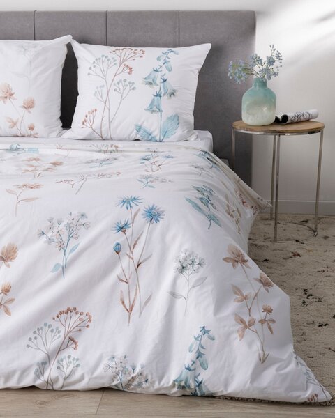 Set de lenjerie de pat din bumbac Wild Meadow 220x200 cm