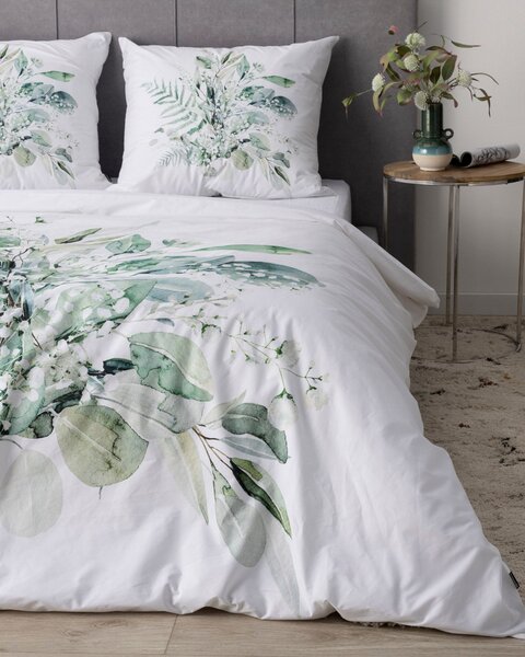 Set de lenjerie de pat din bumbac Eucalyptus Haven 220x200 cm