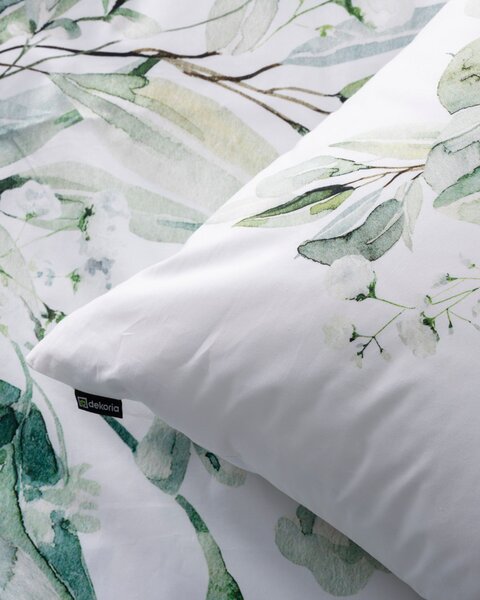 Set de lenjerie de pat din bumbac Eucalyptus Haven 220x200 cm